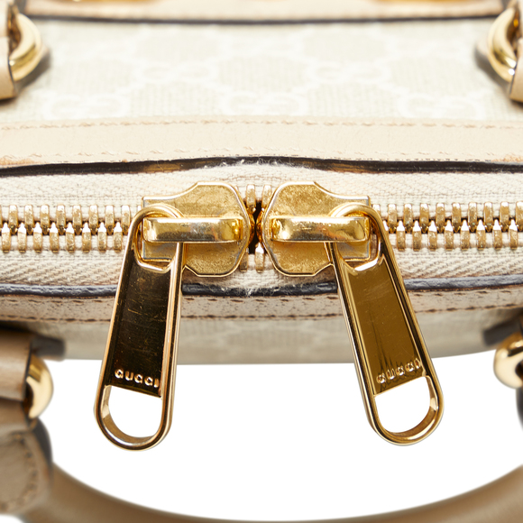 Pre-Loved Gucci Mini GG Supreme Horsebit 1955 Satchel - Picture 8 of 10